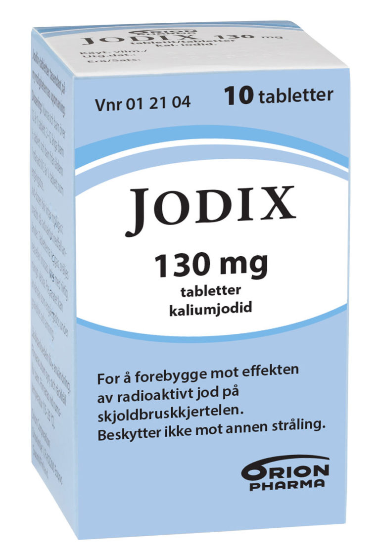 Hvorfor snakker mange om jod-tabletter?